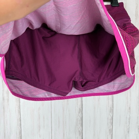 Athleta Ramp It Up Pink Space Dye Skort Size 2 - Picture 2 of 5